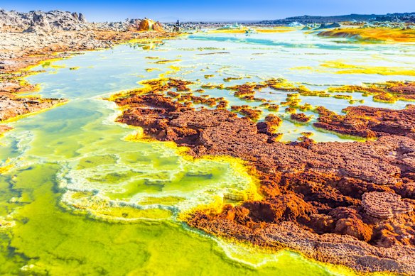 More flight routes have put Ethiopia on Aussies’ radars … Great Danakil Depression, Mekelle.