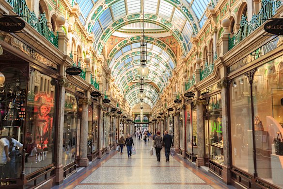 Leeds’ arcades are worth exploring.