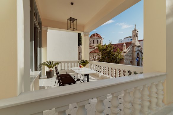 A balcony to take in the views from the Monument hotel.