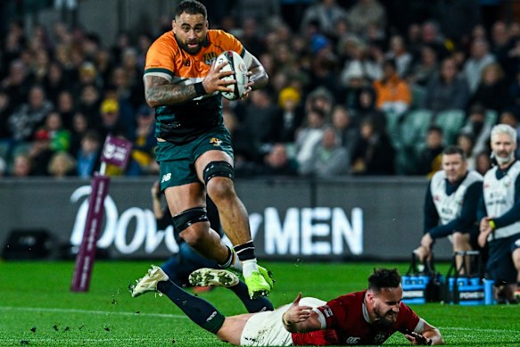 Lukhan Salakaia-Loto will get his chance for the Wallabies after outstanding performances against the Lions