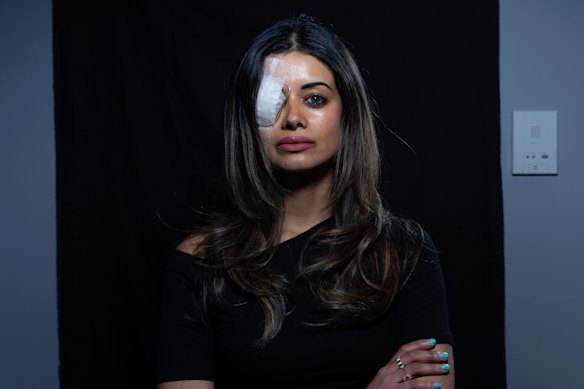 Former Greens candidate Hannah Thomas is preparing for a second round of surgery to her eye, which was severely injured in a tussle with police at a recent protest linked to the Israel-Gaza war. 