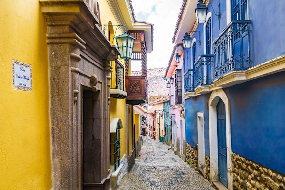 La Paz’s Spanish colonial heritage on show in Bolivia.