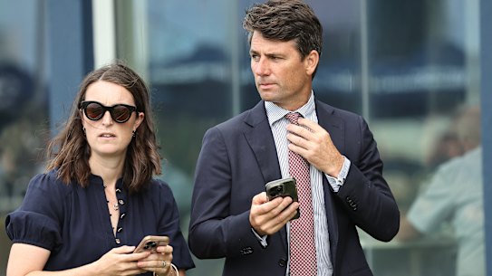 Trainers Annabel and Rob Archibald.