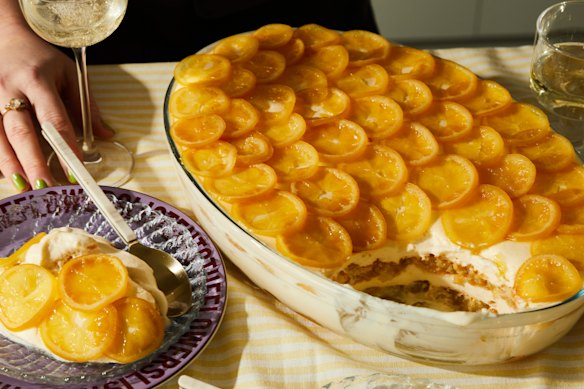 Limoncello tiramisu.