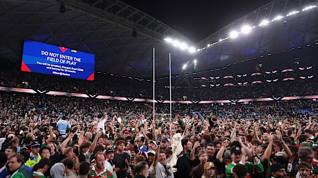 The crowd at Allianz Stadium.