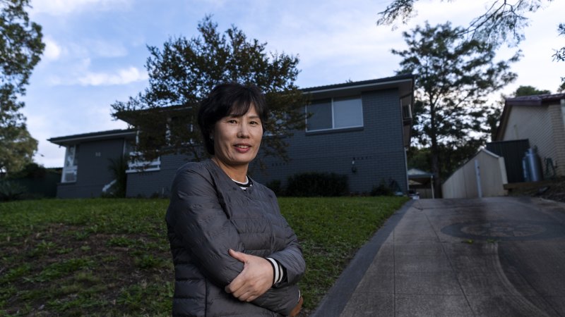 Amy Kim will put her four-bedroom house in Kings Langley up for auction on Saturday.