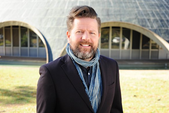 Tim Ross in Canberra during the Streets of Your Town series.