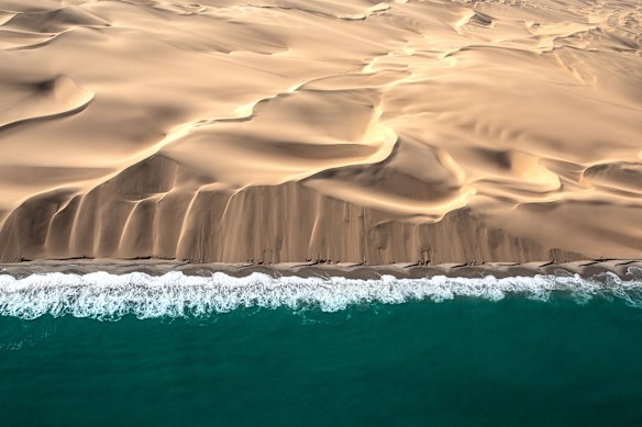 Skeleton Coast dunes, Namibia.