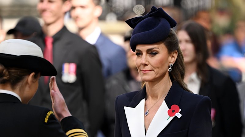 Princess Catherine joins veterans at Anzac Day ceremony in London