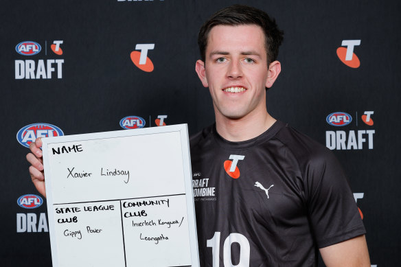 It’s expected Gippsland product Xavier Lindsay will be picked up in the first round of the AFL draft.