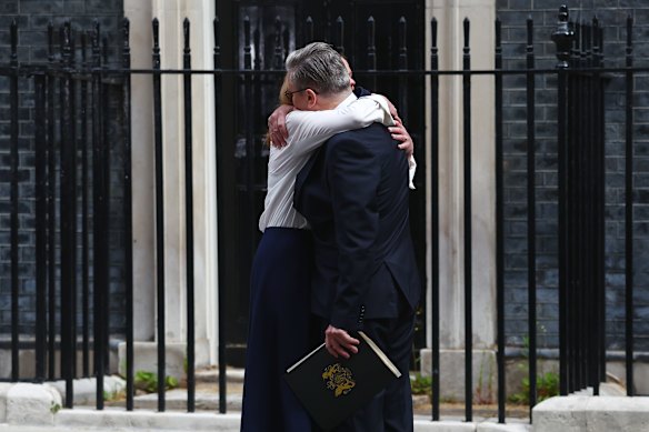 Starmer thanked his wife, Victoria, and said he would focus on looking after his family.