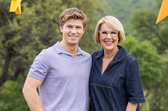 Robert Irwin and Julia Morris, hosts of I’m a Celebrity... Get Me Out of Here! 