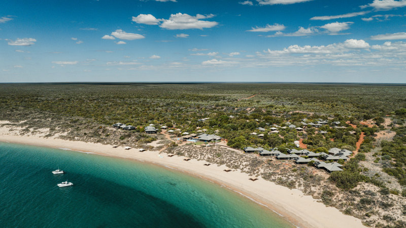 Eco Beach Resort was built just 10 metres from the shoreline.