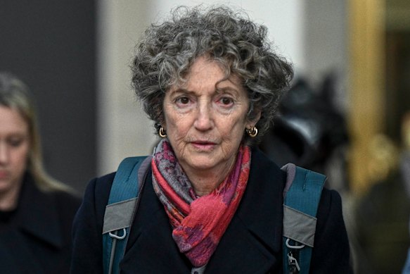 Prosecutor Nanette Rogers, SC, outside court last week.