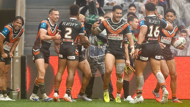 Wests Tigers players.