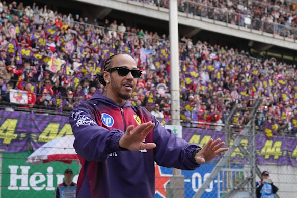 Seven-time world champion Lewis Hamilton is a favourite in Shanghai.