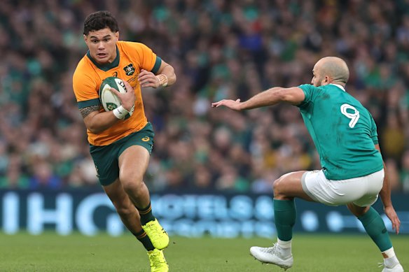 Noah Lolesio has become a key part of Wallabies coach Joe Schmidt’s plans