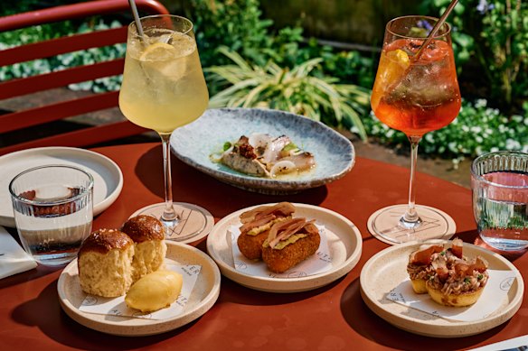 Assorted dishes.
