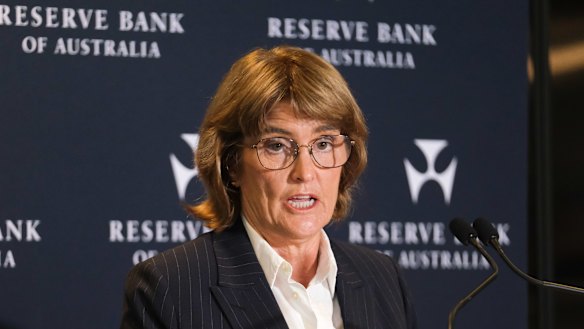 Reserve Bank governor Michele Bullock after the bank raised interest rates this week.