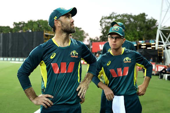 Glenn Maxwell is missing for Australia.