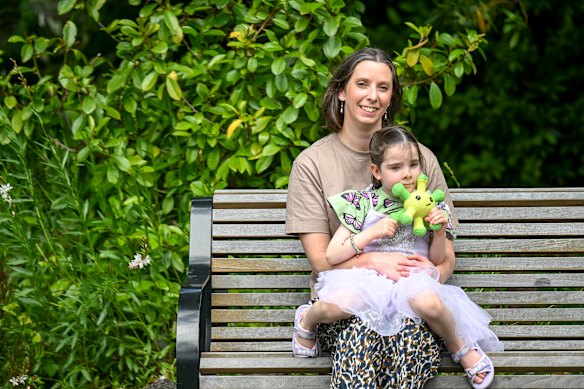 Lauren Donley and daughter Audrey.