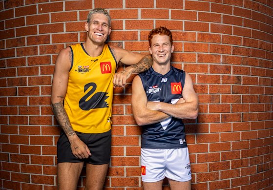 Teammates Rory Lobb and Ed Richards will become opponents for one game next year.