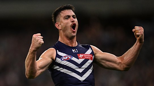 Fremantle star Patrick Voss.