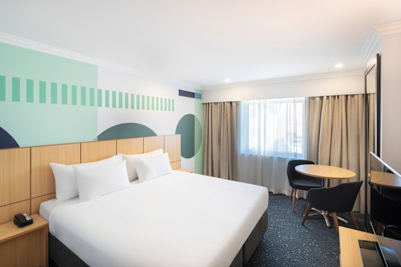 The hotel’s rooms offer good value for money.