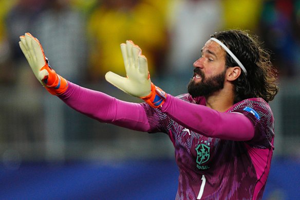 Liverpool superstar Alisson Becker is Brazil’s key man in goal.