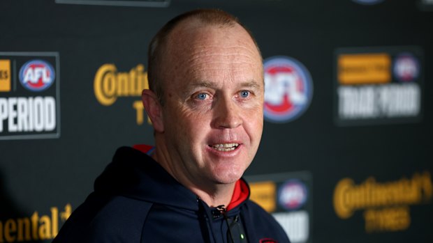 Melbourne list boss Tim Lamb has enjoyed strong success since future trading entered the AFL.