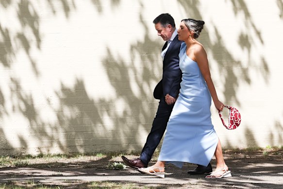 Health Minister Mark Butler and his wife, journalist Daniela Ritorto.