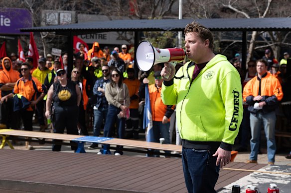 CFMEU Victorian chief Zach Smith is one of the few surviving figures from the union’s elected leadership to retain a senior post under the administration.