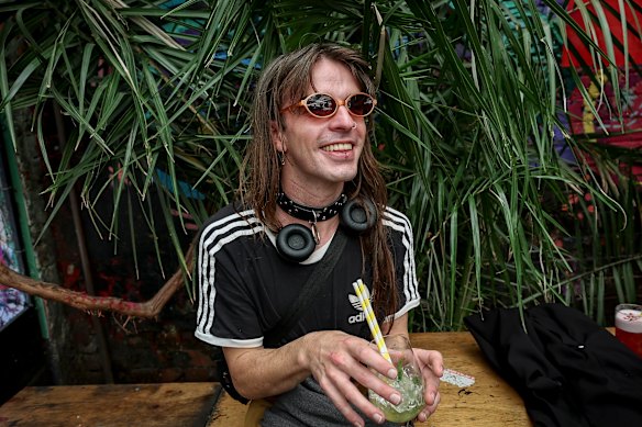 Eve Eurydice at Section 8’s Christmas event.