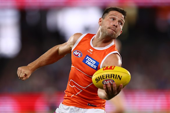 GWS skipper Toby Greene remains one of Geelong’s free agency targets.