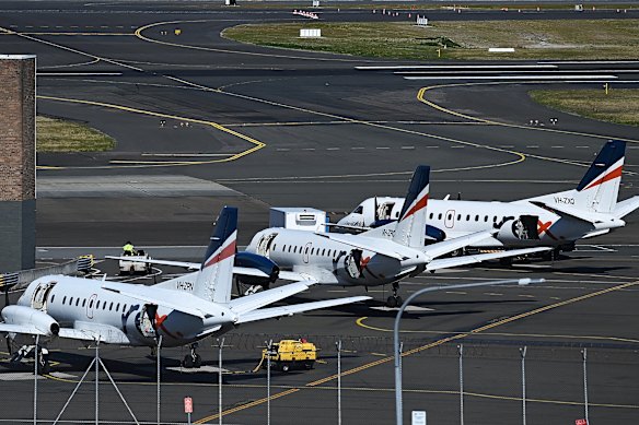 Regional Express, better known as Rex, collapsed into administration in July.