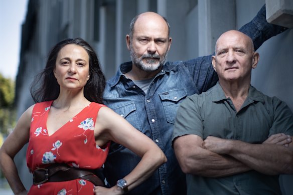 Daniela Farinacci, Steve Bastoni and Dennis McIntosh. McIntosh has written, and Farinacci and Bastoni star in, Westgate, a play that documents the events surrounding the collapse of the Westgate Bridge in 1970.