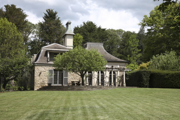 The historic Mereworth property at Berrima, with its distinctive mansard roof, was designed by architect John Amory.