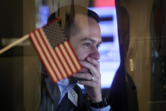Wall Street closed its week with another tumble.