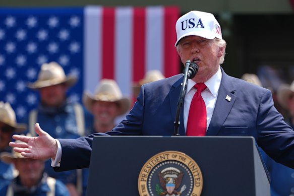 Trump said he would give a long speech on the 4th of July “just to show that I can do anything”.
