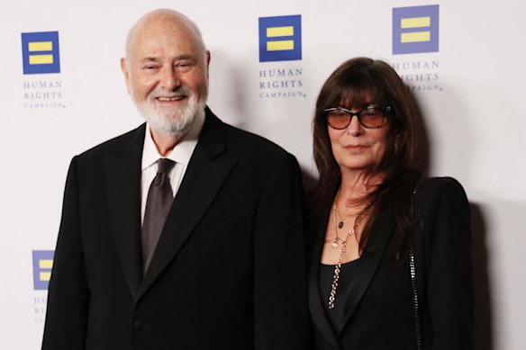 Rob Reiner and wife Michele Singer Reiner in March.