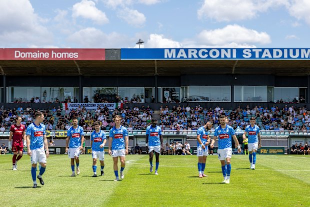 Marconi Stadium was buzzing on Saturday.