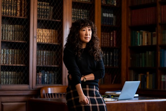 Sandra Oh is the head of the English Department at a minor Ivy League college in The Chair.