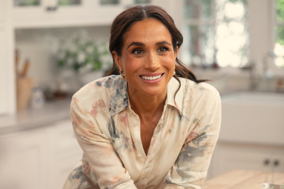 Meghan, the Duchess of Sussex, on her Netflix show With Love, Meghan.