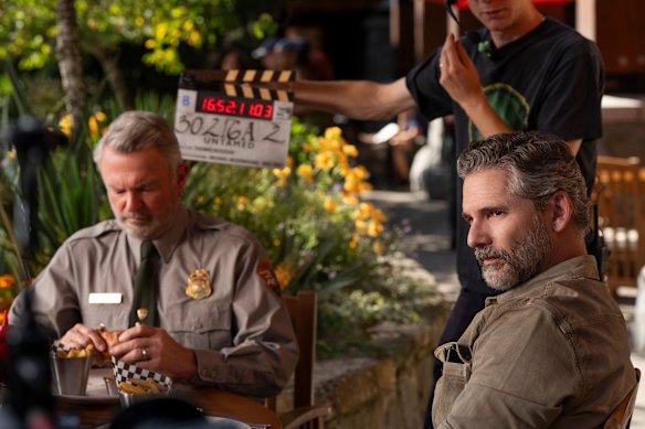 Though they’ve both been acting in the US and Australia for decades, Bana (right) and Sam Neill (left) had never worked together before.  