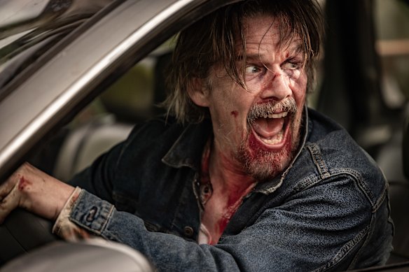 Ethan Hawke as Lee Raybon in The Lowdown. 