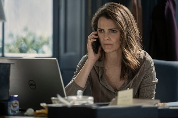 Keri Russell as Kate Wyler in season three of The Diplomat.