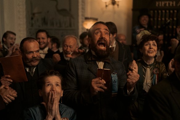 Matthew Macfadyen as Charles Guiteau in Death by Lightning.