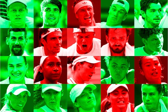 The seeds have tumbled in a brutal first round at Wimbledon.