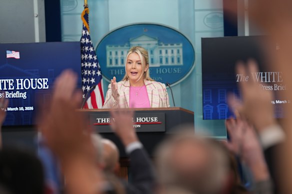 White House press secretary Karoline Leavitt said the administration &ldquo;had a strong game plan&rdquo; before the war broke out. 