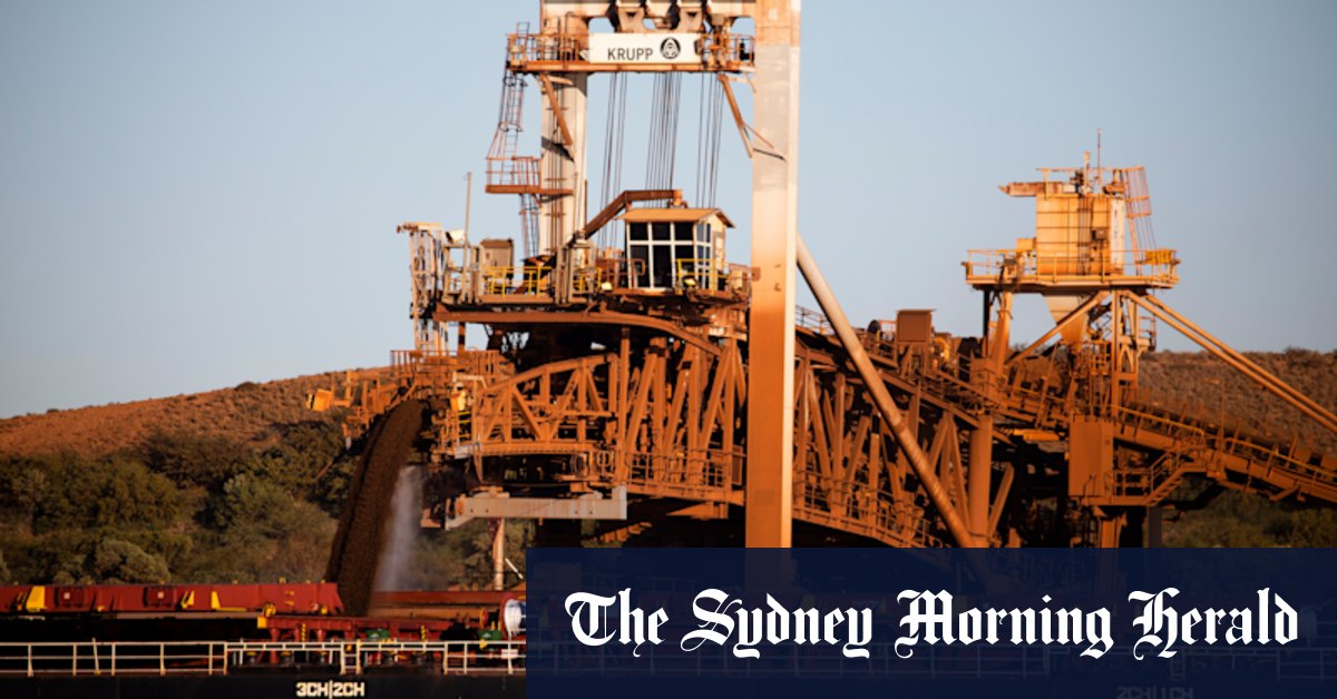 BHP) iro ore still flowing to China despite export ban scare”